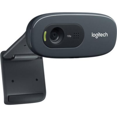 Logitech C270 HD Webcam, 1280 pixels x 720 pixels, 1 Mpixel