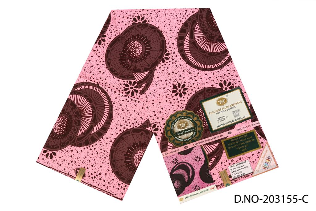 Exclusive Flora  American Wax, 6-yards