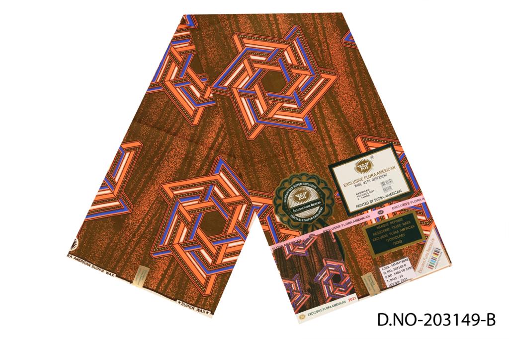 Exclusive Flora  American Wax, 6-yards