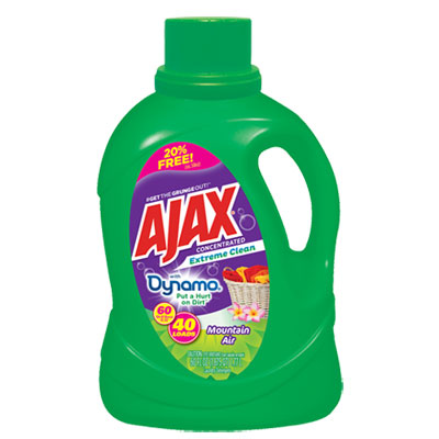 Ajax Laundry Detergent Liquid, Extreme Clean, Mountain Air Scent, 40 Loads, 60 oz Bottle