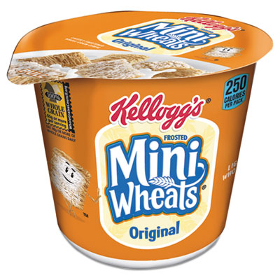 Kellogg's Breakfast Cereal, Frosted Mini Wheats, Single-Serve, 6 per Box