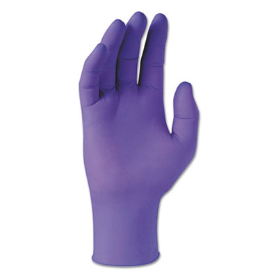 Kimberly-Clark PURPLE NITRILE Exam Gloves, 242 mm Length, Large, Purple, 100 per box